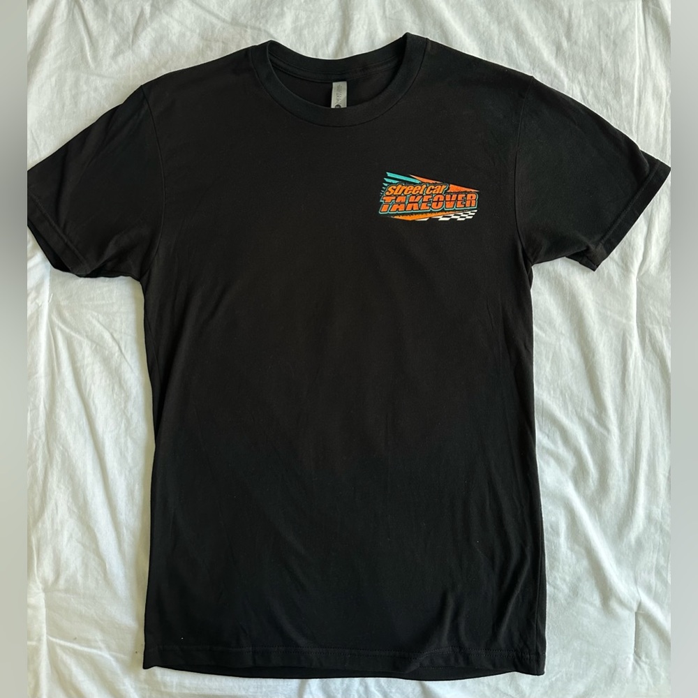 ✨ SOLD ✨ EUC Street Car Takeover R8 Camaro Racing Event Black T Shirt Top SMALL